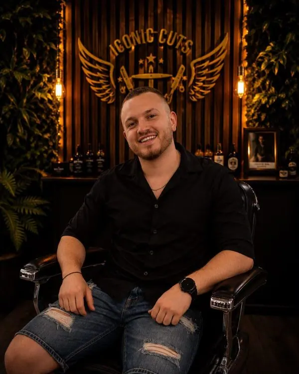 Portrait of Dragos at Iconic Cuts